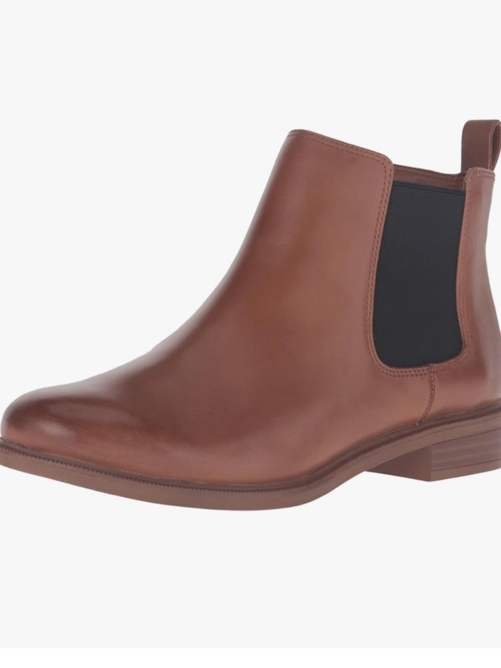 Clarks Chelsea Boots in Brown Leather - Slip-On Style